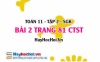 Bài 2 trang 81 Toán 11 tập 2 Chân trời sáng tạo